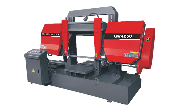 巴东GW4250双柱龙门卧式带锯床