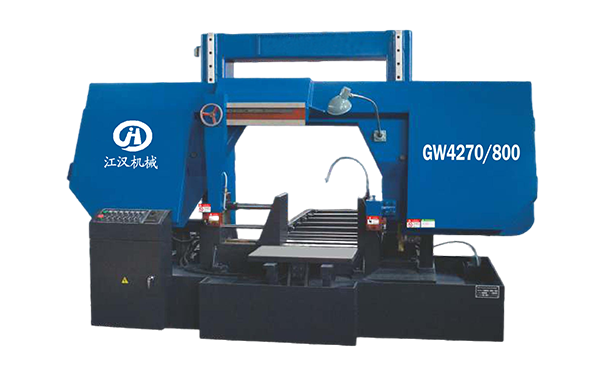 巴东GW4270/800双柱龙门卧式带锯床